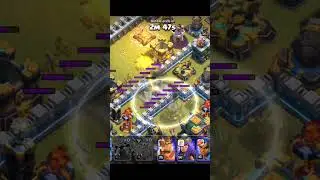 mixture of super archer and wizard attack with blimp th 14 coc