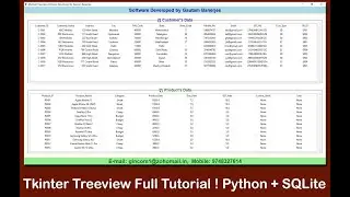 Build a Complete CRM System with Python Tkinter | Customer & Product Database GUI 