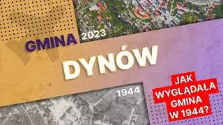 Dynów - Porównanie zdjęć lotniczych z 1944 i dzisiaj. Zobacz zmiany krajobrazu gminy.