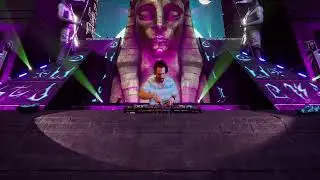 Unreal Engine (DMX Plugin) - Virtual Festival Stage for DJ Livestream (Ancient God Sanctuary Demo)