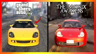 GTA 5 vs. The Matrix Awakens 🔥 (RAGE vs. Unreal Engine 5)