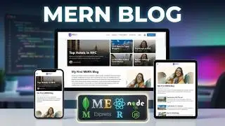 Build a Fullstack Blog App using MERN (mongo, express, react, node) with Admin Dashboard