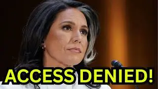 Tulsi Gabbard REVOKES 37 Security Clearances, Claim POLITICIZATION of INTELLIGENCE Community