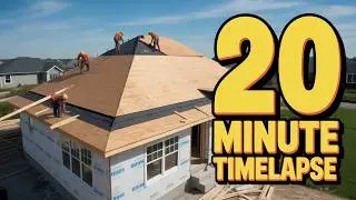 House Construction Timelapse: Complete Build in 20 Minutes