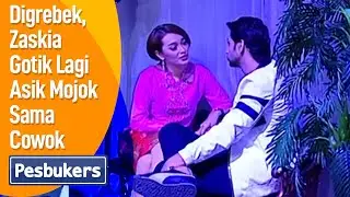 Digrebek, Zaskia Gotik Lagi Asik Mojok Sama Cowok