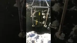 Работа турбины зимой