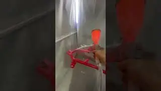Покраска карта в красный глянец )
