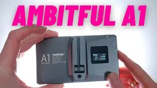 AMBITFUL A1 RGB Dimmable LED Video Light REVIEW // Must Have for Photography and Videography! 🎥