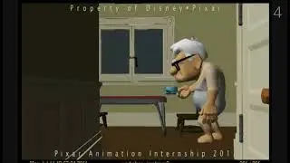 |Up| Carl Fredricksen Test Animation with Sound Part 1
