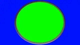 image circle for green screen in blue screen free stock footage