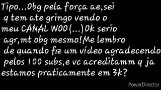 3k +intro +surpresa pra vcs