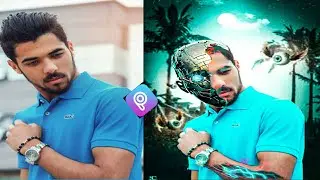 PicsArt robote style concept || PicsArt editing || light room effect🤩 ||