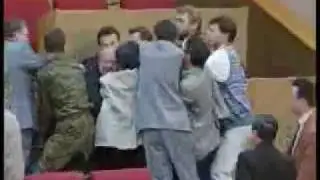 Zhirinovsky fights in Russian Duma