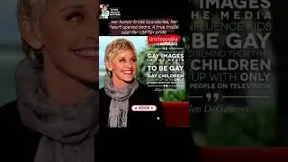 Ellen DeGeneres |  Unstoppable | LGBT | LGBTQ | Stigma #reels #shorts #short #trending #facts #love