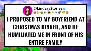 I Proposed to My Boyfriend at Christmas Dinner, and He Humiliated Me in Front of His Entire Family.
