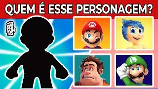 👤 ADIVINHE OS PERSONAGENS PELA SOMBRA | #NavegaçãoQuiz #quiz