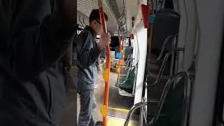 Еду на работу на пермском трамвае