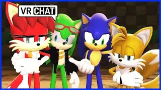 SONIC AND TAILS ENCOUNTER SCOURGE AND FIONA IN VR CHAT