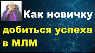 Как новичку добиться успеха в МЛМ.