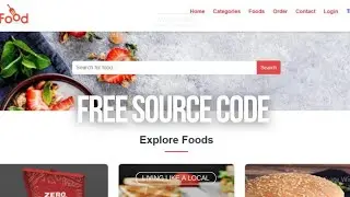 Food Delivery Website Using HTML, CSS, and JavaScript | Free Source Code