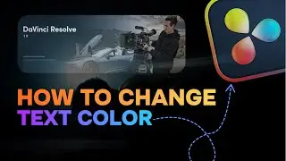 How To CHANGE Text COLOR In Davinci Resolve in Seconds!
