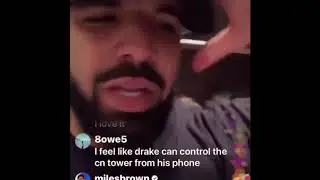 Drake Tontine do you were you at the game six of the final Instagram live