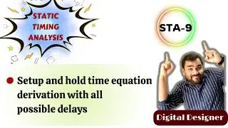Setup time and Hold time Question series || STA 9 || DigiQ @knowledgeunlimited