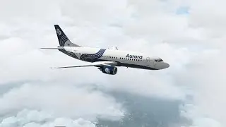 Владивосток-Хабаровск часть 2, заход и посадка /B737-300/UHWW-UHHH/X-plane 11/IVAO