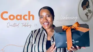 Coach Quilted Tabby 20|| Unboxing + What Fits Inside |WITHTRACEEE