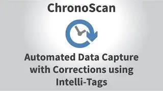 Automated Data Capture With Corrections using IntelliTag on ChronoScan