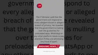 WhatsApp International Calls Scam update by IT Minister India #whatsappscam #internationalcallscam