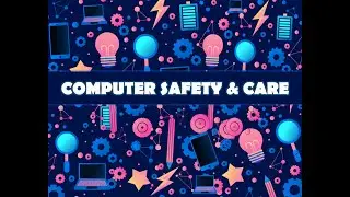 Computer Safety and Care Slide Show Presentation with Audio