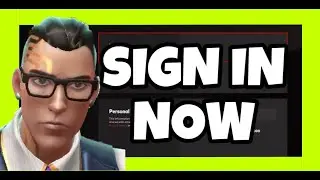 How To SIGN In VALORANT ✅ / 2024 GUIDE - Can't SIGN In?