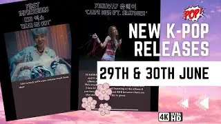 New K-Pop Releases June 29th & 30th, 2023: EXO 엑소, YUNHWAY 윤훼이, 위아이 WEi and Rocking doll Roa 록킹돌 로아