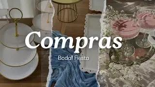 Compras decoración Boda! FIESTA!! SHEIN