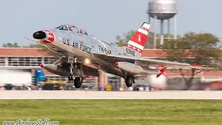 F-100 Super Sabre - Entire Performance- Thunder Over Michigan 2010