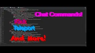 Creating An Admin-Style Chat Command System
