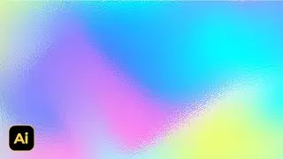 Gradient Background Design With Glass Texture | Adobe Illustrator Tutorials