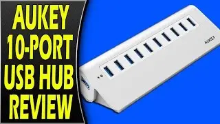 Aukey 10-Port USB 3.0 Aluminum Hub Review