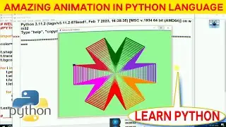 AMAZING ANIMATION IN PYTHON PROGRAMMING | Light Animation in python | Learn Python Programming