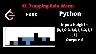 LEETCODE 42 TRAPPING RAIN WATER PYTHON