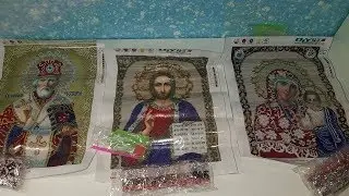 Невероятные иконы из мерцающих страз 30 на 40 см. ЖИРНЫЕ СТРАЗЫ - ЧТО ДЕЛАТЬ?