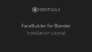 Official FaceBuilder for Blender installation tutorial