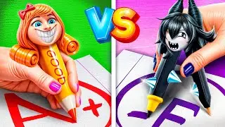 Nous Avons Survécu à Enseignante la Stricte du Monde! Méchante Miss Circle vs Gentille Miss Delight