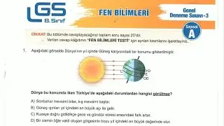 5 6 Mart Özdebir LGS 3 Fen Bilimleri çözümü