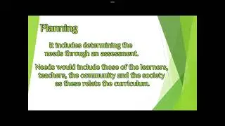5.2 Planning, Implementing, Evaluating: Understanding the connection