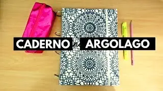 DIY: Caderno Argolado ou Caderno Fichário | Volta ás Aulas