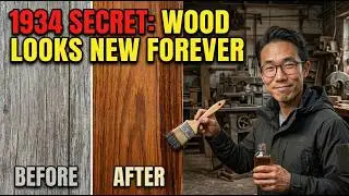 $2 Oil Makes ANY Wood Look NEW FOREVER — Lumber Industry BURIED This Since 1934