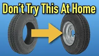Mounting Small Trailer Tires By Hand - Is It Worth It?