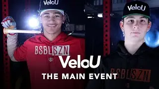 BEST HIGH SCHOOL BASEBALL PLAYERS Live At Bat's| VeloU The Main Event | 98.2mph !